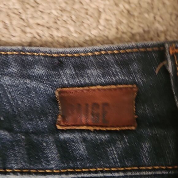 Paige Denim "Hidden Hills" Distressed Bootcut Jeans Size 26 US 2 - Picture 11 of 11